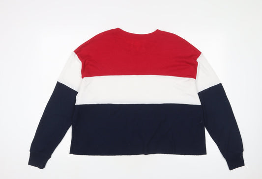 Womens UK Size M Hollister Multicoloured Pullover Jumper
