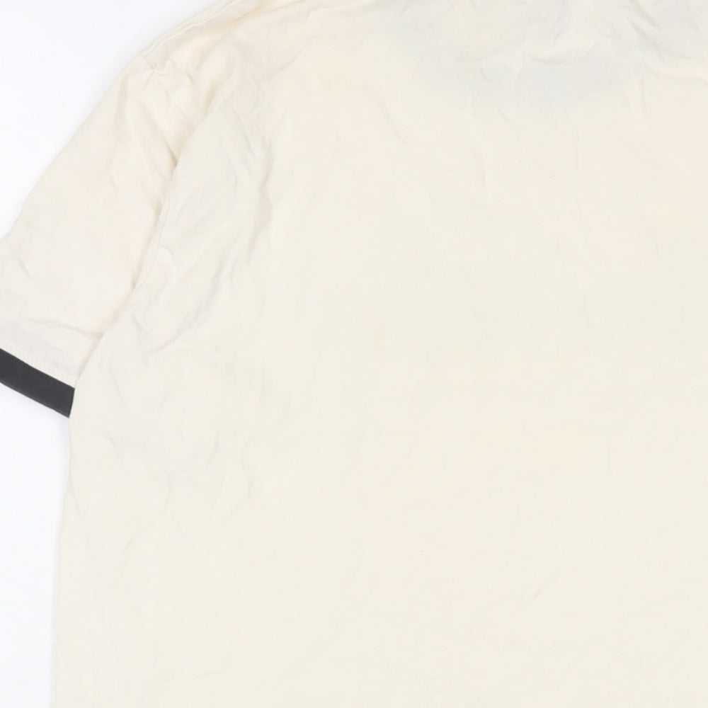 Mens UK Size S ellesse Beige T-Shirt