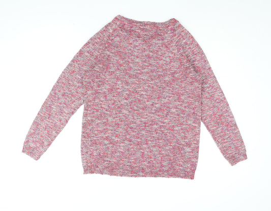 Womens UK Size M Bpc Pink Pullover Jumper