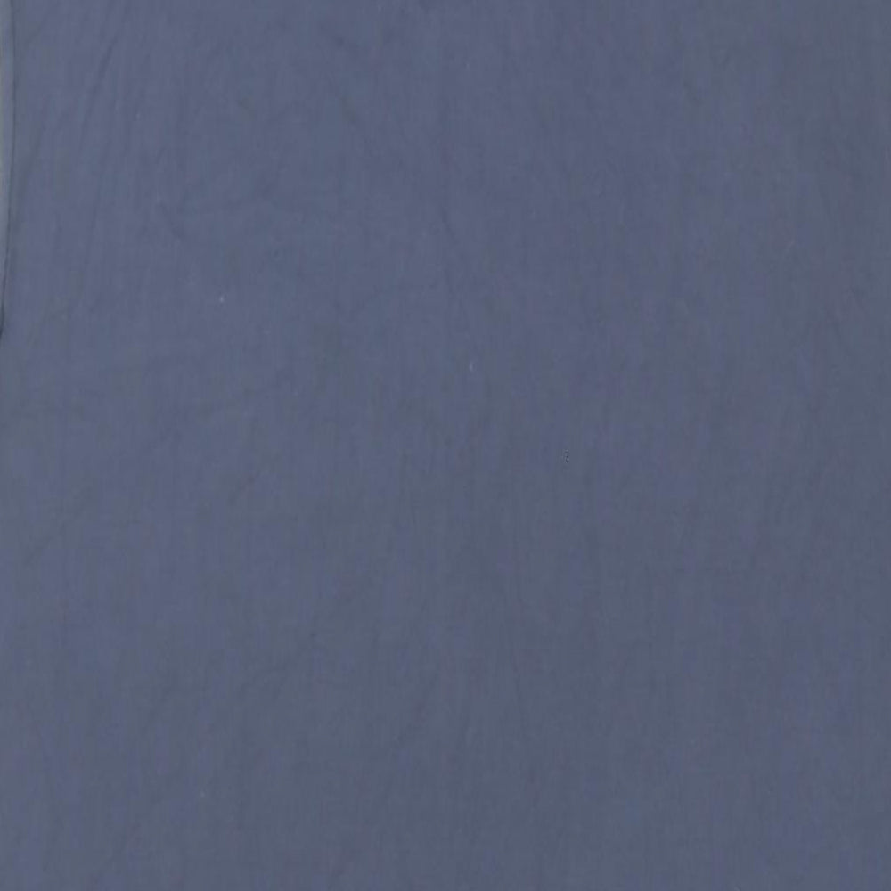 Oasis Womens Blue Viscose Shift Size L Round Neck Pullover