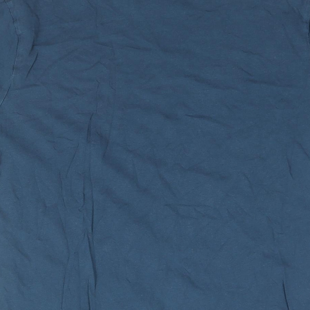 Lee Cooper Mens Blue Cotton T-Shirt Size S Round Neck - Lee Cooper Originals