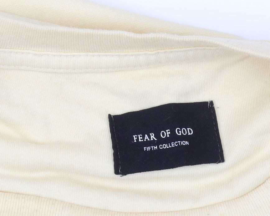 Fear of God Beige Medium T-Shirt