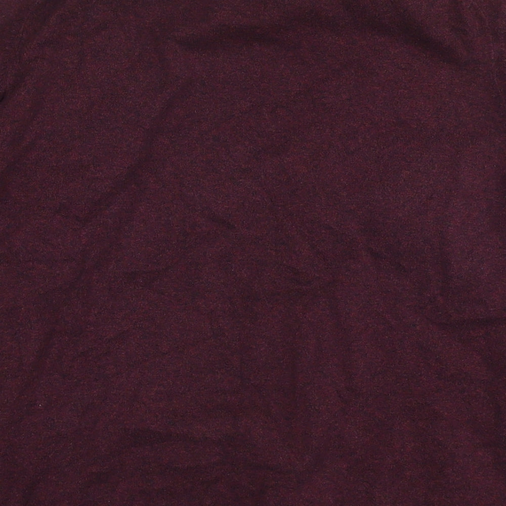 NEXT Mens Purple Round Neck Cotton Pullover Jumper Size XL Long Sleeve