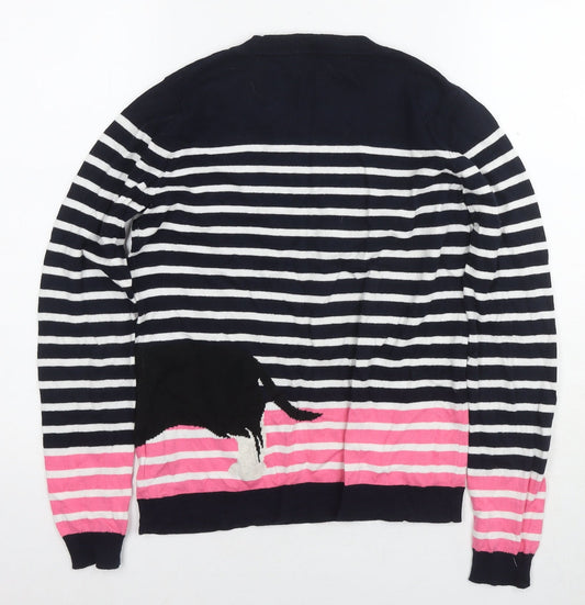 Womens UK Size S Oasis Blue Pullover Jumper