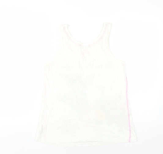 Womens UK Size 6 Disney Ivory Basic Tank