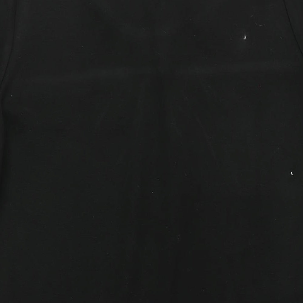 La Redoute Womens Black Acrylic A-Line Size 20 Mock Neck - Vintage