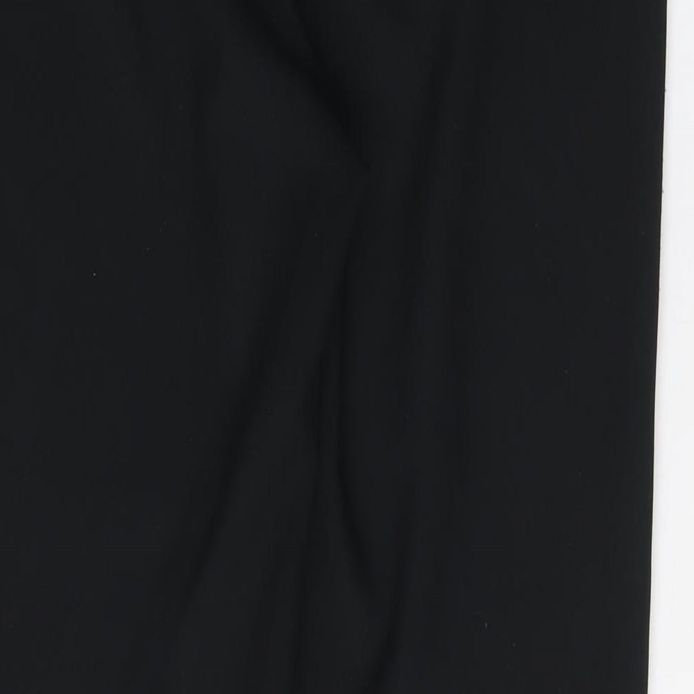 Womens UK Size 10 Dorothy Perkins Regular Fit Chino Black Trousers