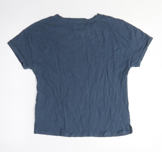 Womens UK Size 6 NEXT Blue Basic T-Shirt