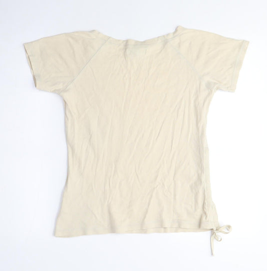 Womens UK Size M JFW Beige Basic T-Shirt