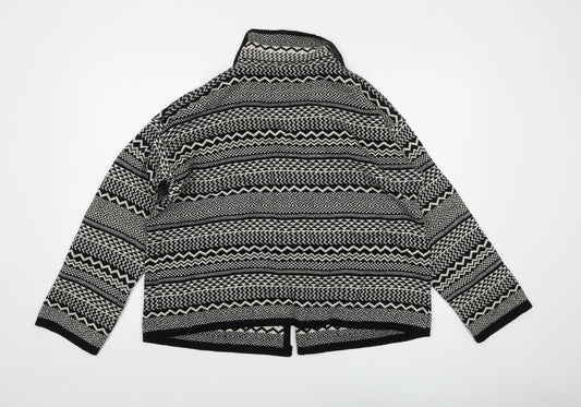 Womens UK Size M Sweewe Black Cardigan Jumper