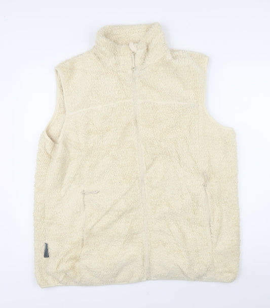 Womens UK Size 22 Mountain Life Ivory Gilet