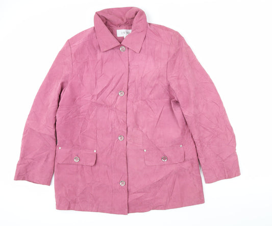 Womens UK Size 16 EWM Pink Jacket