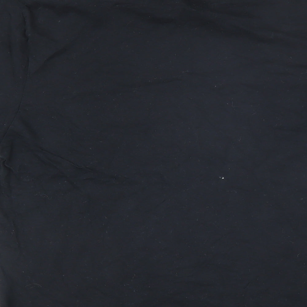 Womens UK Size S Stranger Things Black Basic T-Shirt
