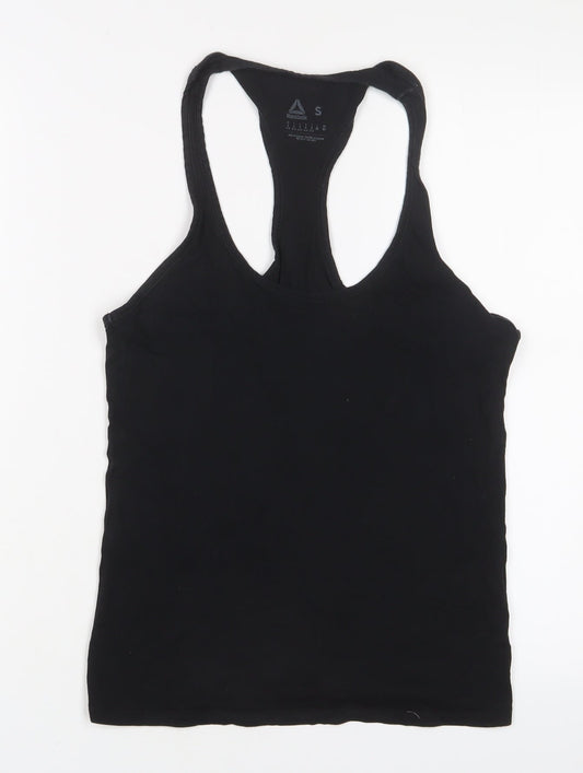 Womens UK Size S Reebok Black Tank