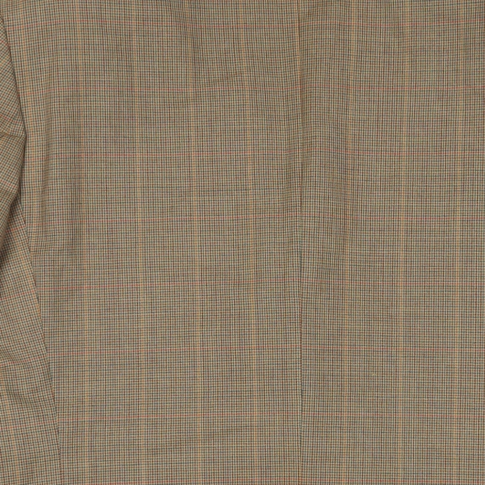 Mens UK Size 38 Blazer Regular Brown Suit Jacket