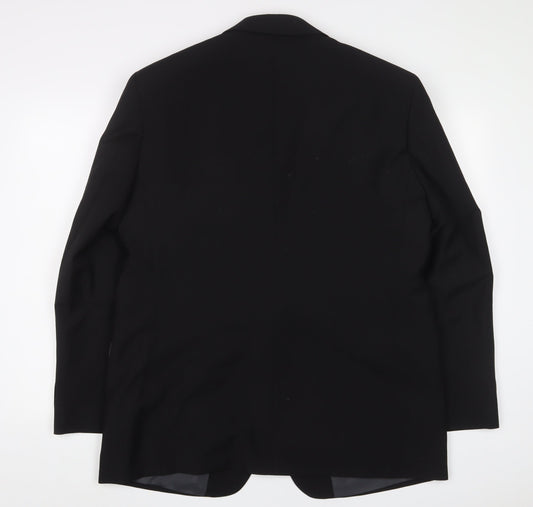Mens UK Size 44 Marks and Spencer Regular Black Suit Jacket