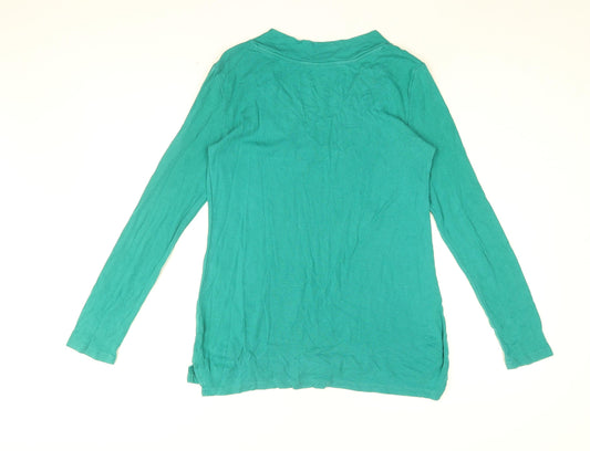 Womens UK Size M Gap Green Basic T-Shirt
