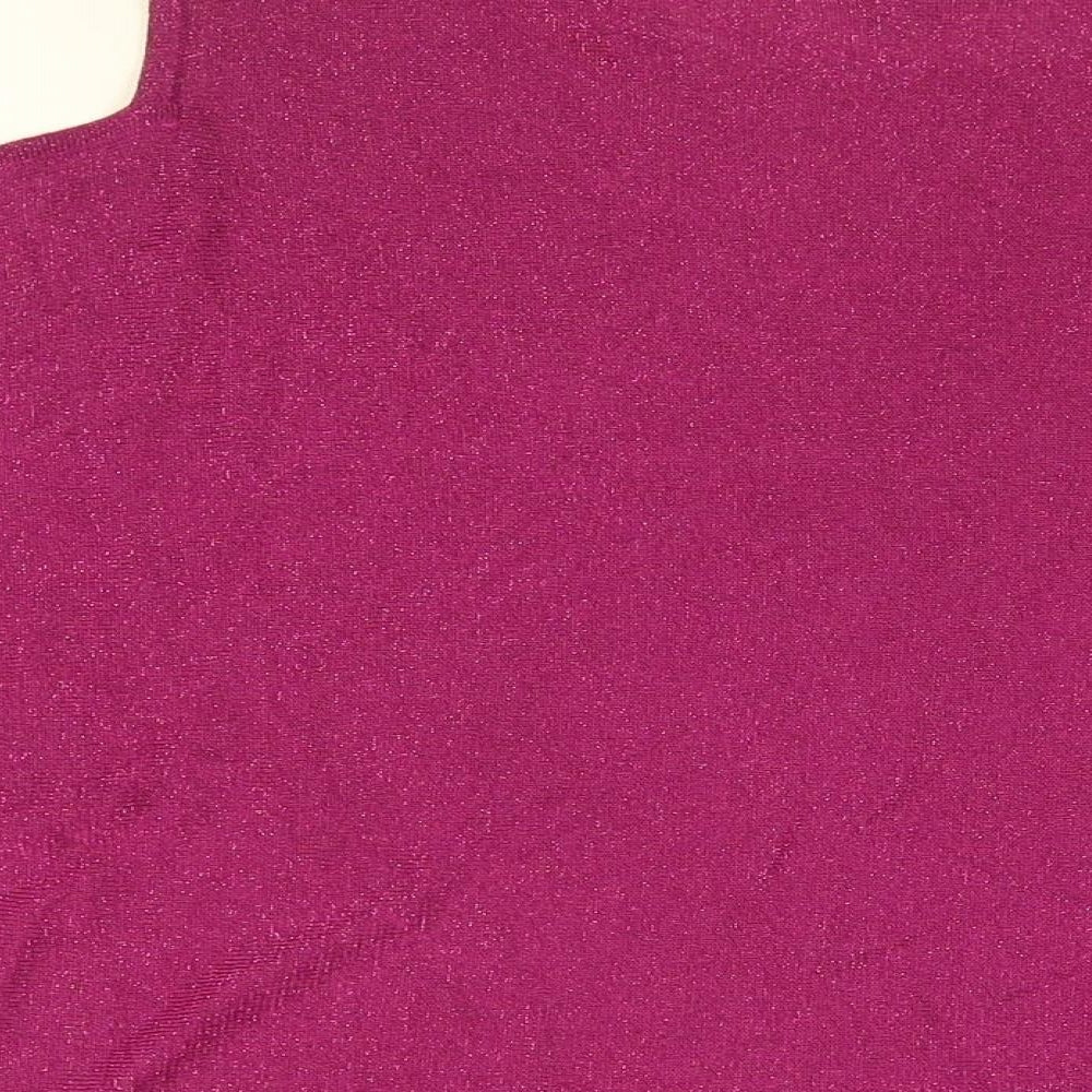Womens UK Size L Phase Eight Purple Basic T-Shirt