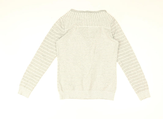Womens UK Size M Gap Grey Cardigan Jumper