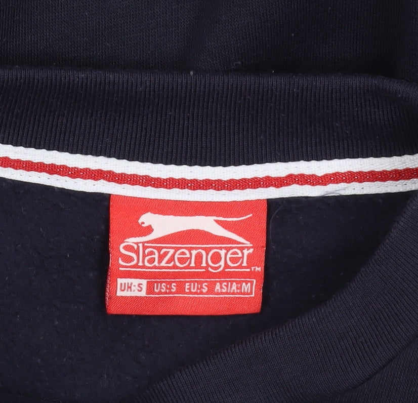 Mens UK Size S Slazenger Blue Pullover Sweatshirt