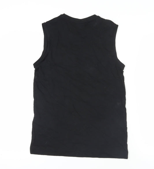 Slazenger Black Sleeveless T-Shirt S