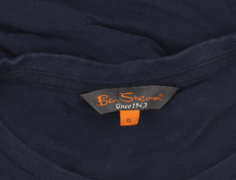 Mens UK Size XL Ben Sherman Blue T-Shirt