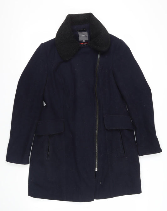 Womens UK Size 14 NEXT Black Overcoat