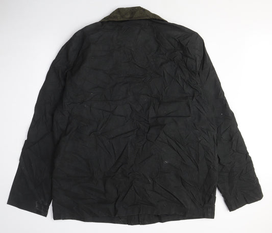 Mens UK Size 2XL Harvey & Jones Black Jacket