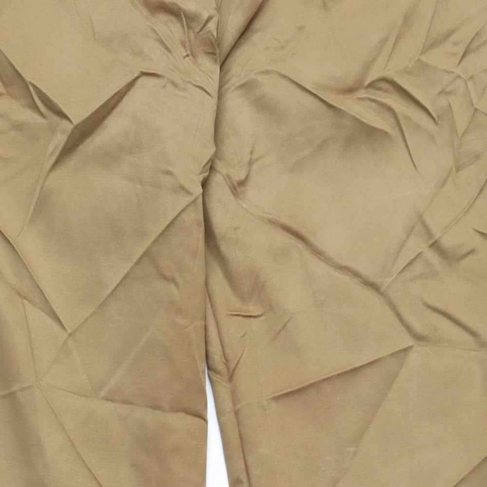 Twisted Soul Mens Beige Cotton Straight Jeans Size 36 in L29 in Regular Zip