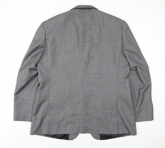 Mens UK Size 48 Karl Jackson Regular Grey Suit Jacket