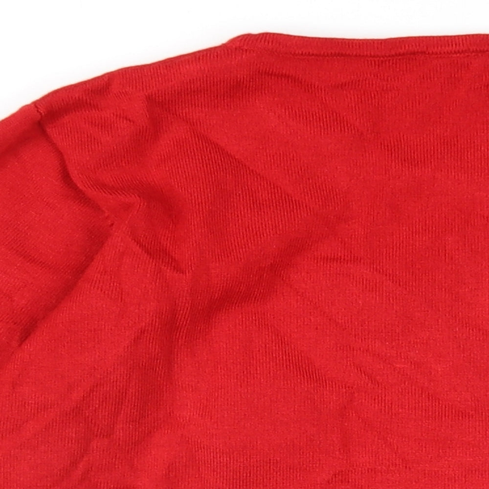 Womens UK Size M Anna Rose Red Pullover Jumper
