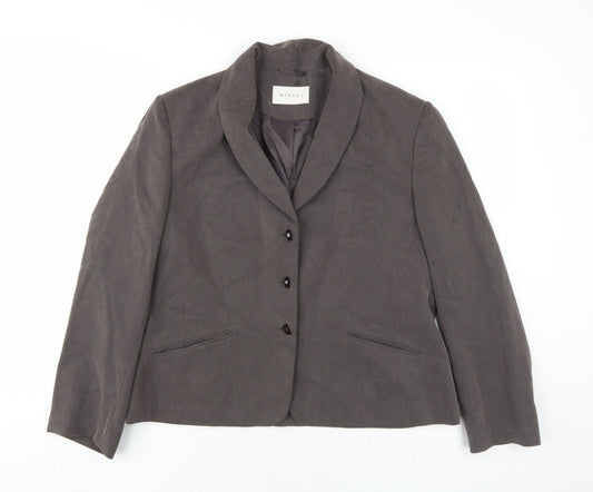 Womens UK Size 16 Minuet Grey Jacket