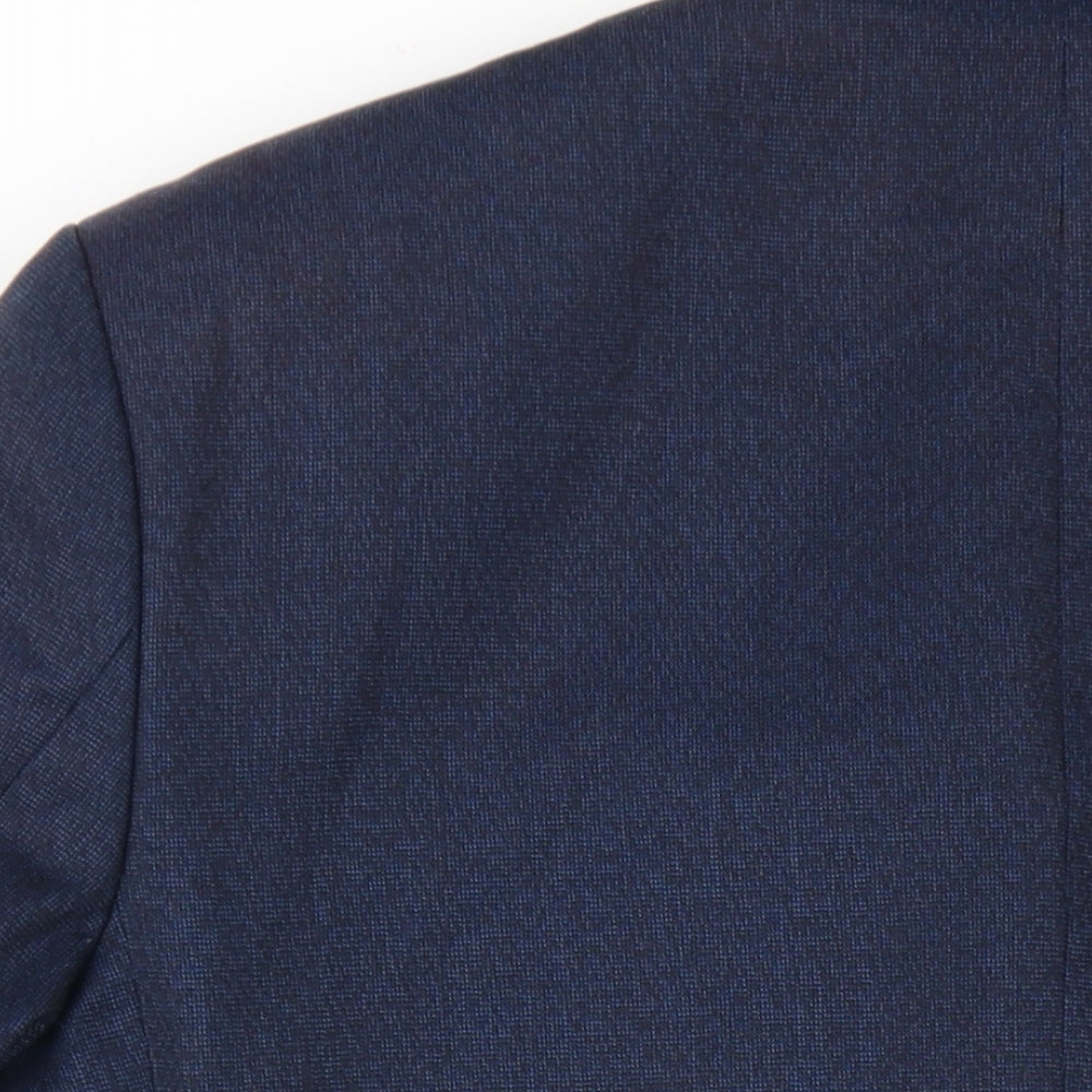 Mens UK Size 40 Red Herring Regular Blue Suit Jacket