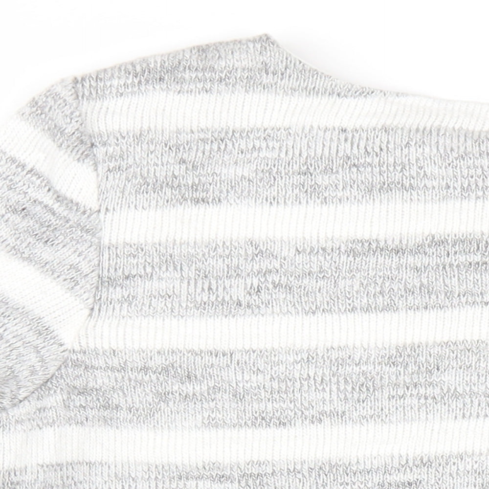 Womens UK Size 12 Phase Eight Grey Basic T-Shirt