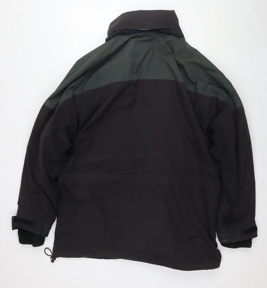 Wynnster Mens Black Jacket Size XL Zip - Detachable Fleece