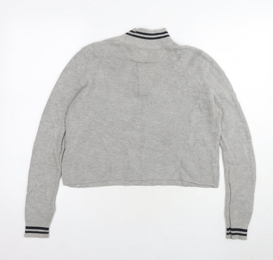 Womens UK Size M Pacific Republic Grey Pullover Jumper