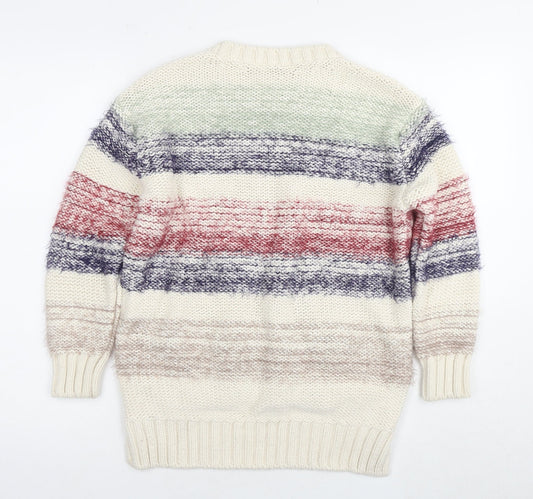 Womens UK Size S Zara Multicoloured Pullover Jumper