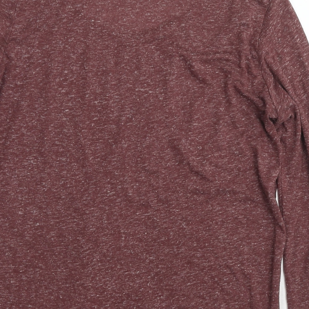 Womens UK Size S VERO MODA Brown Basic T-Shirt