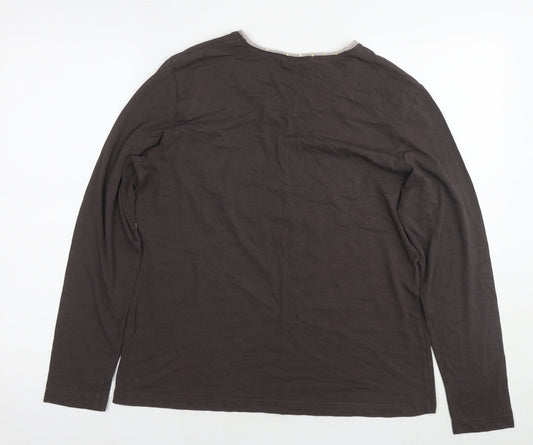 Womens UK Size L Gerry Weber Brown Basic Blouse