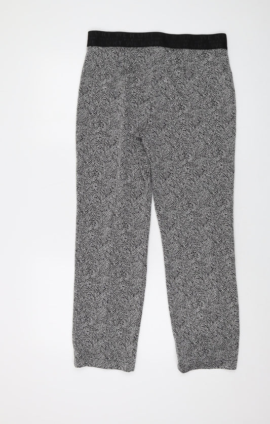 Womens UK Size 14 Gerry Weber Regular Fit Black Trousers