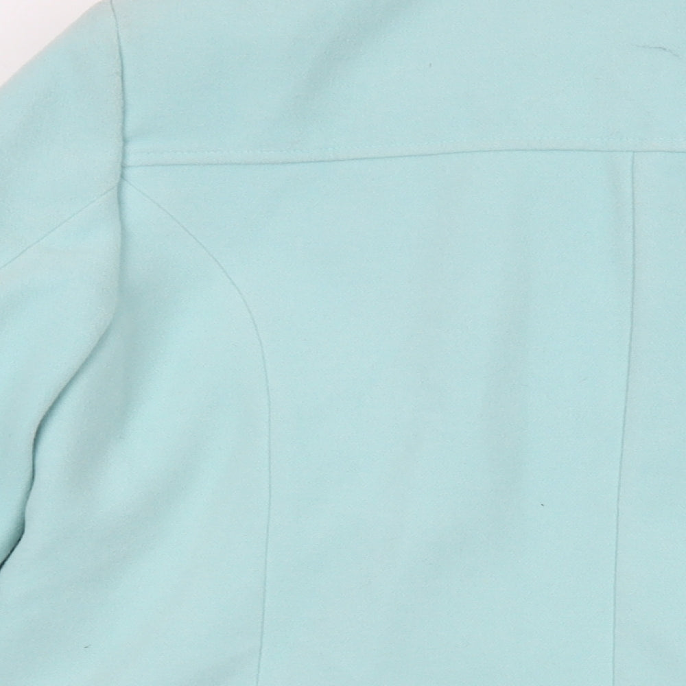 Damart Womens Green Jacket Size 12 Button