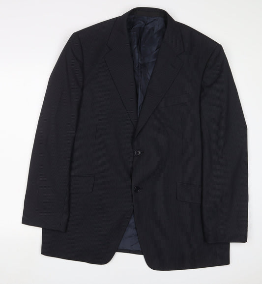Mens UK Size 44 Autograph Regular Black Suit Jacket