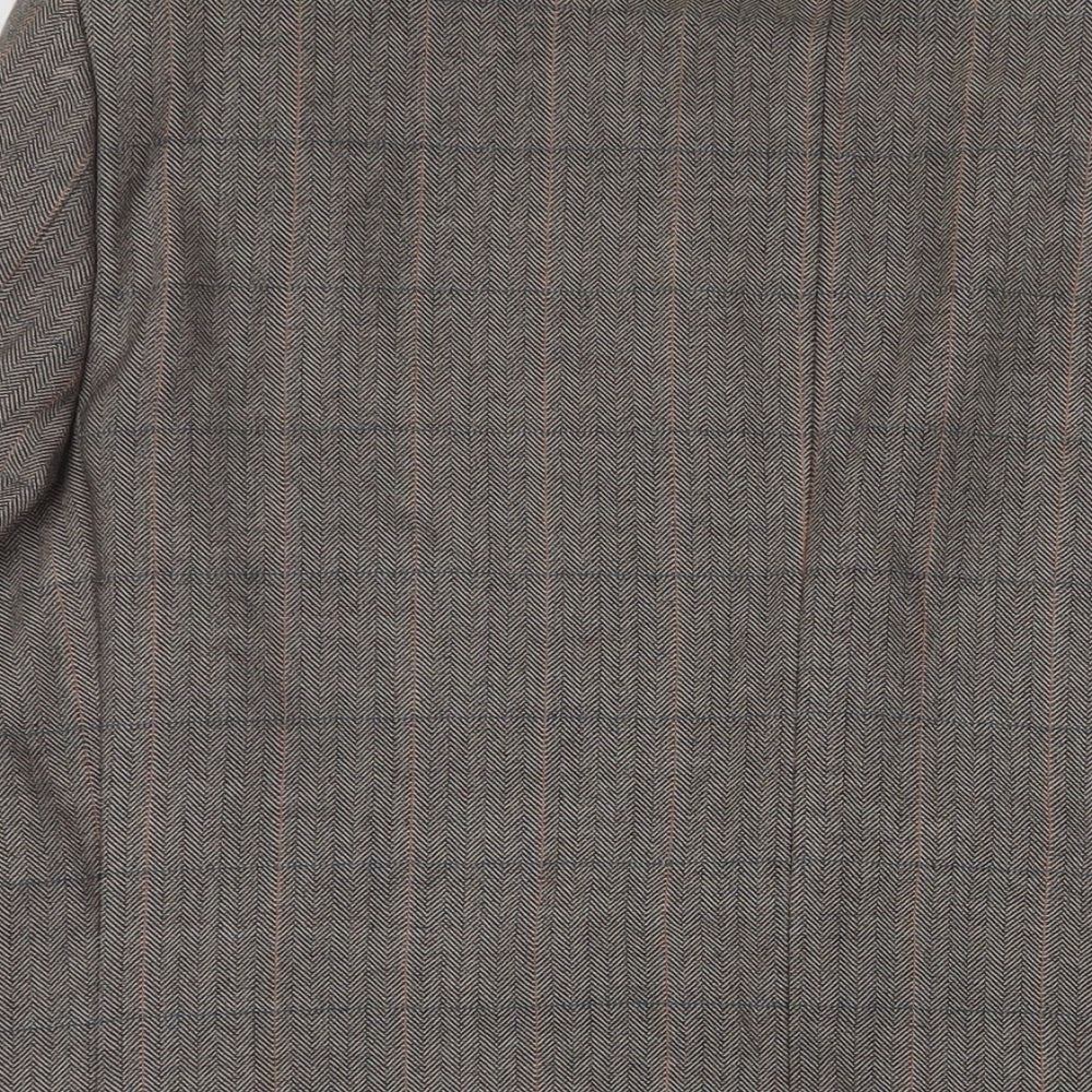 Mens UK Size 46 Wellington Regular Brown Suit Jacket