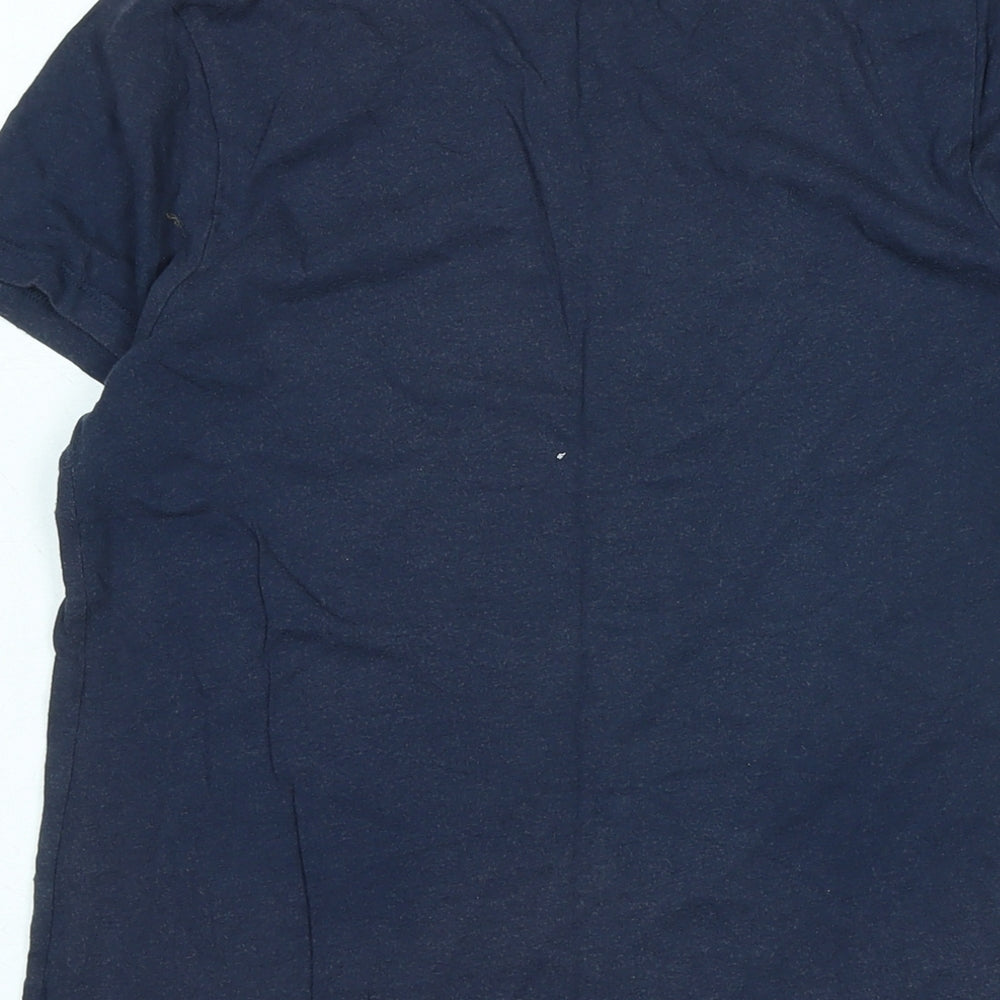 Womens UK Size M Gap Blue Basic T-Shirt