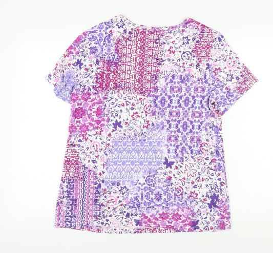 Damart Multicoloured Floral T-Shirt - L