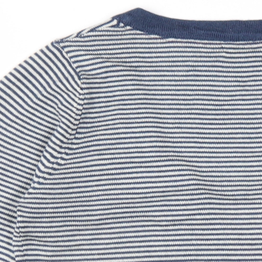Womens UK Size M ICHI Blue Cardigan Jumper