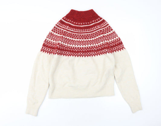 Womens UK Size S H&M Ivory Pullover Jumper
