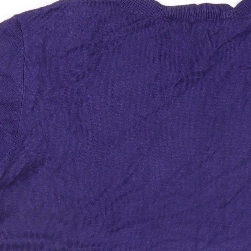 Womens UK Size 14 Dorothy Perkins Purple Pullover Jumper