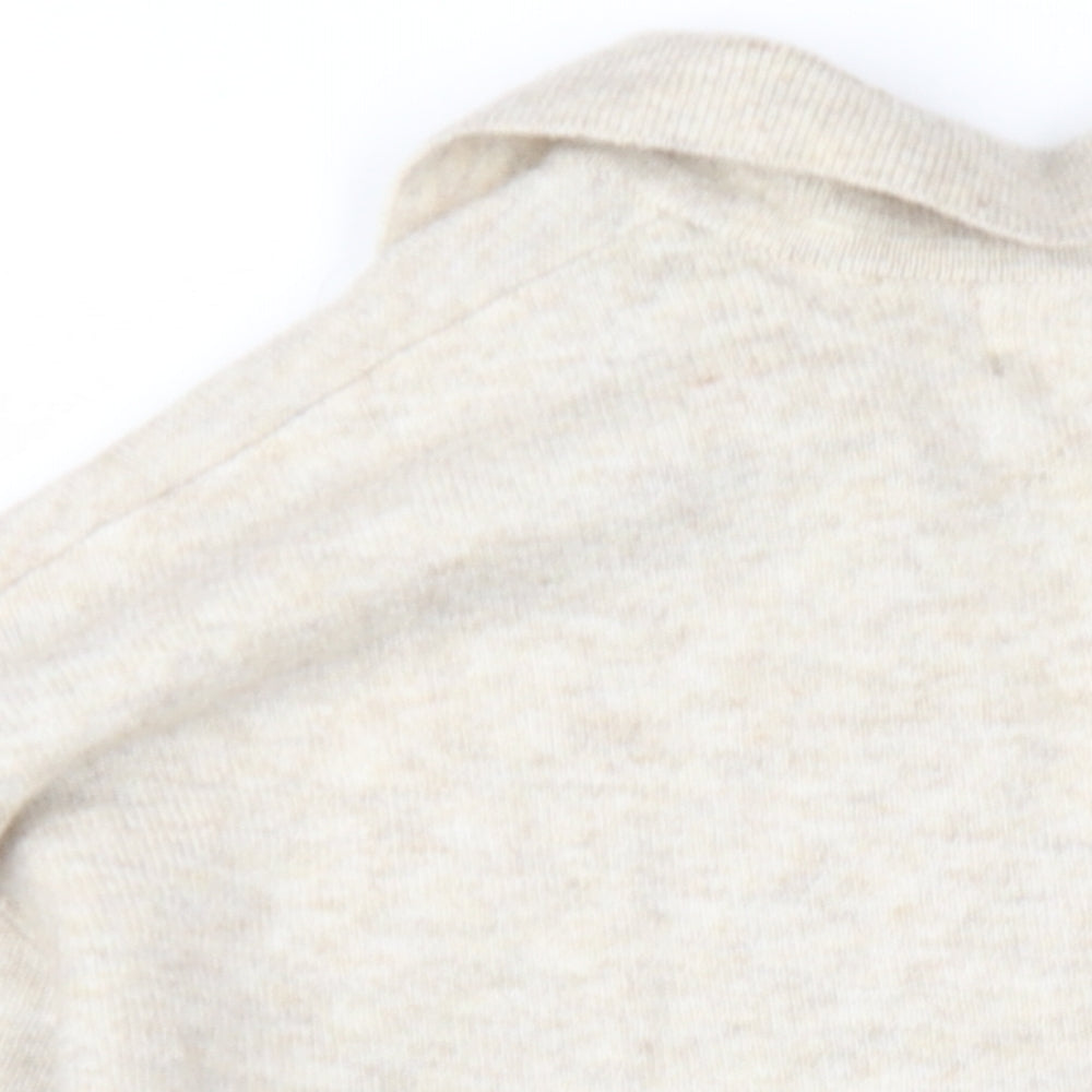 Womens UK Size XS H&M Beige Pullover Jumper