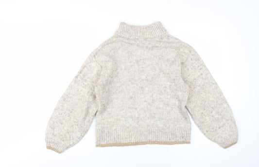 Womens UK Size 8 Dorothy Perkins Beige Pullover Jumper